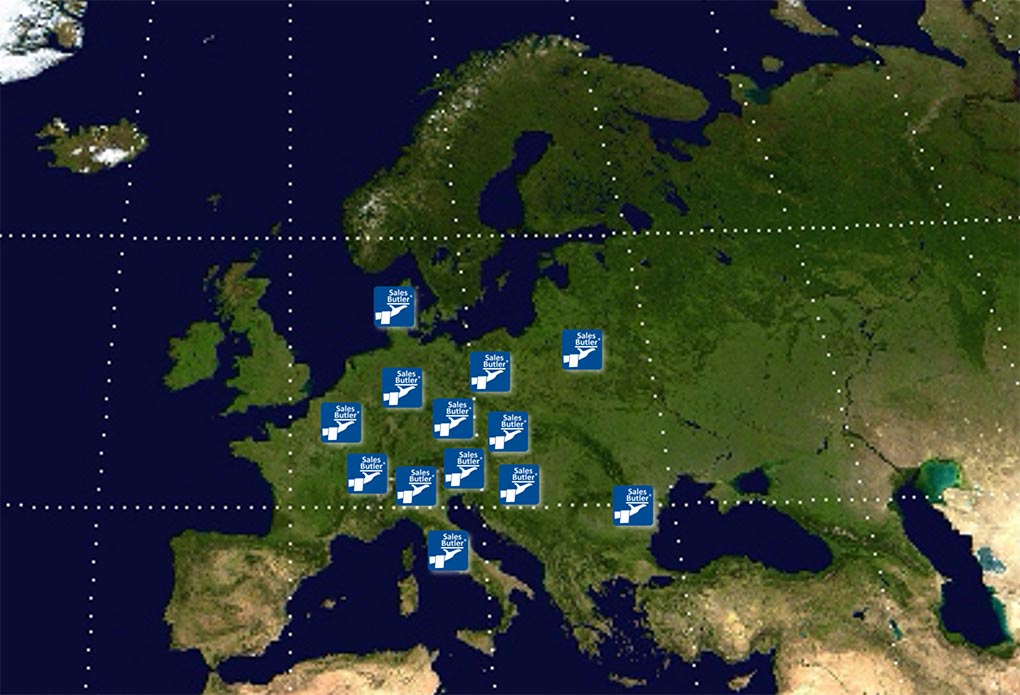 Die SalesButler®-App in ganz Europa